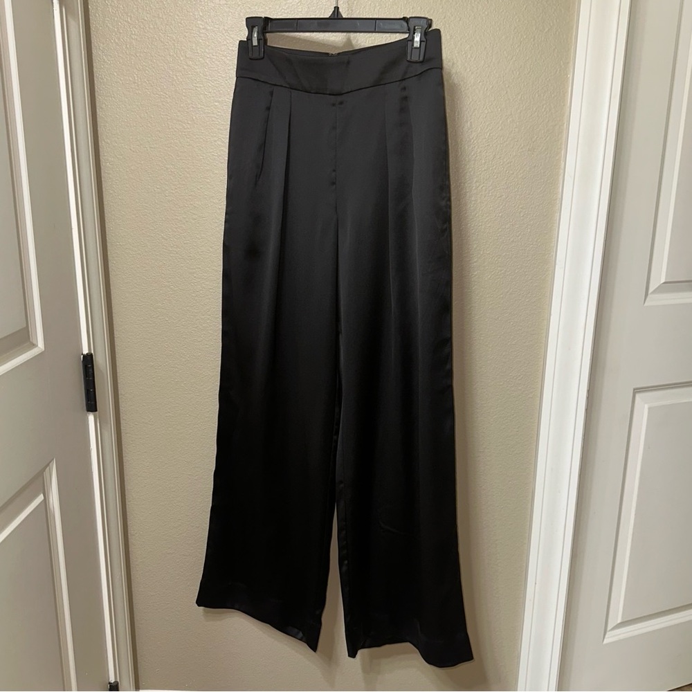 Banana Republic Black Wide-Leg Pants